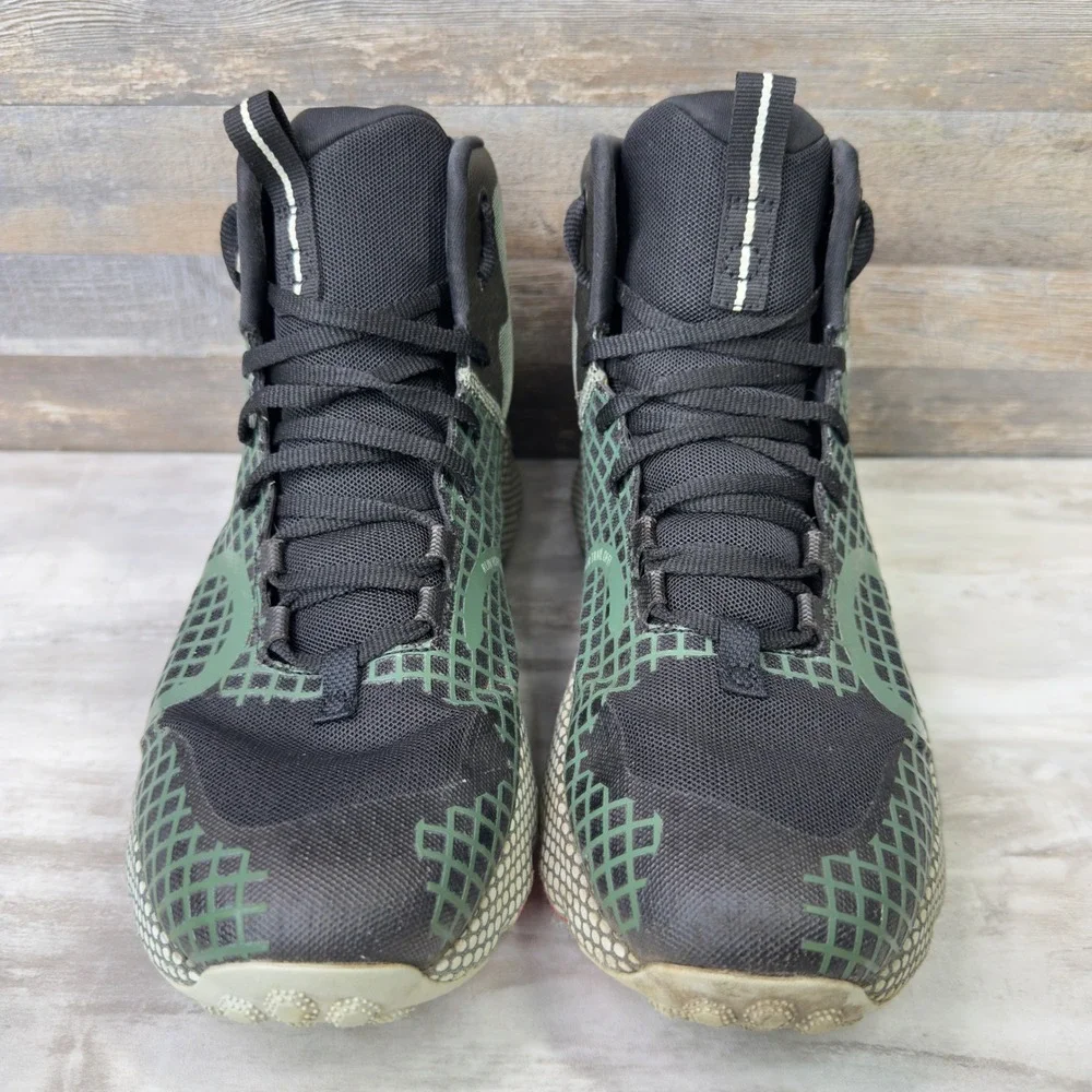 Under Armour UA HOVR Ridge Trek Mens Size 9 Trail Running Hiking Boots Green